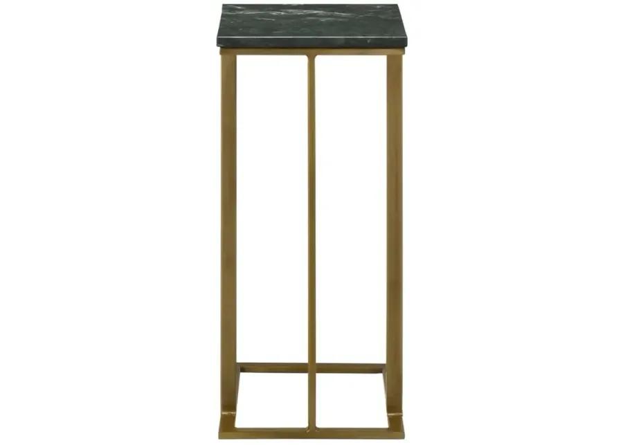 Vicente Accent Table with Marble Top Grey