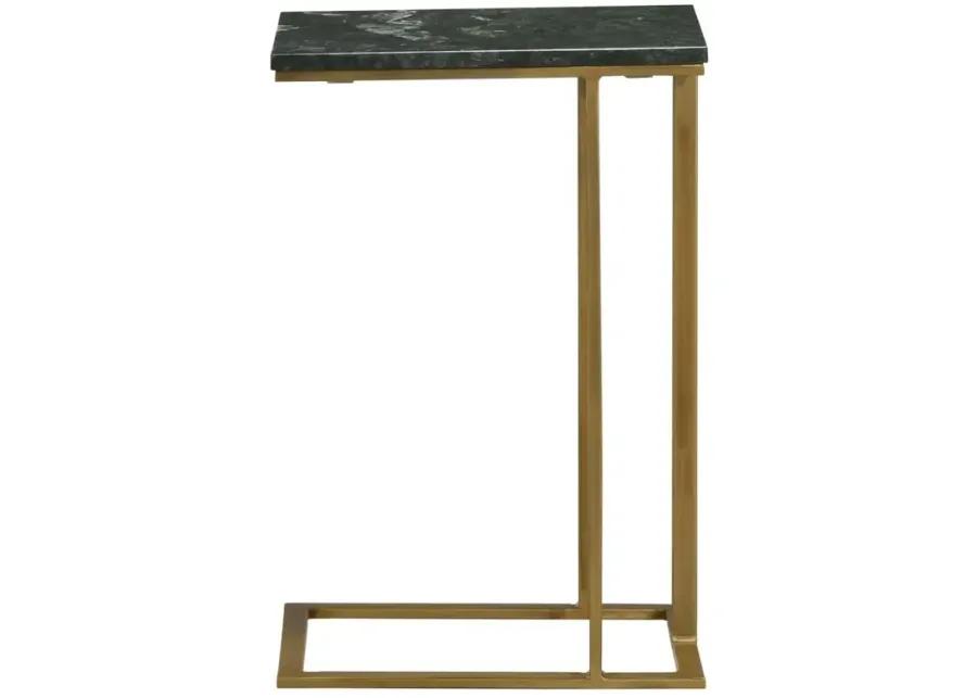 Vicente Accent Table with Marble Top Grey