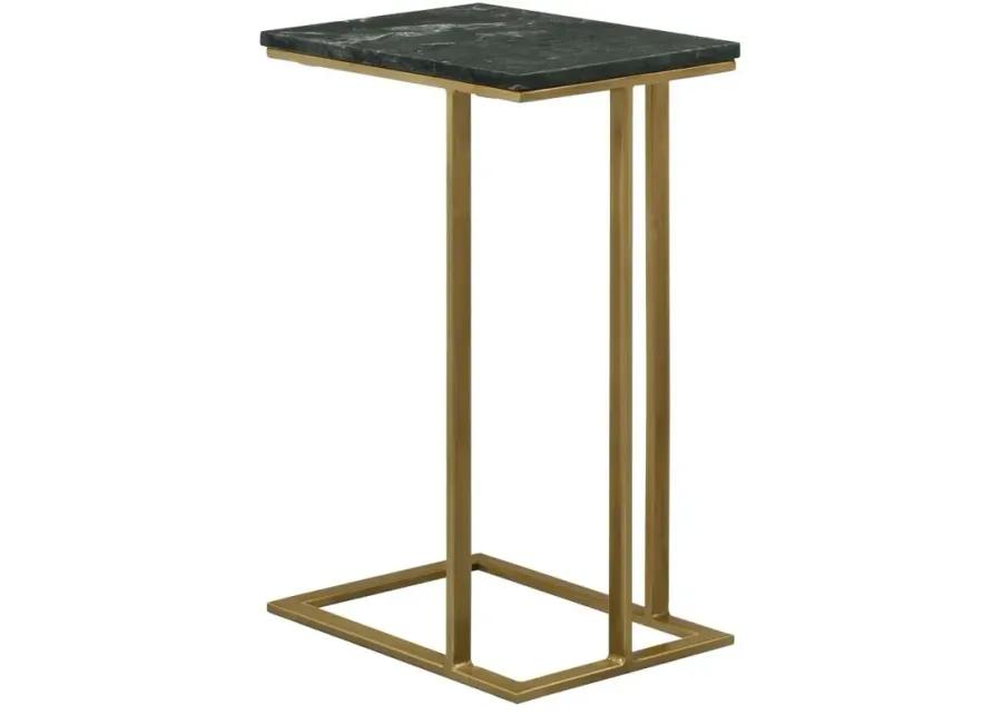 Vicente Accent Table with Marble Top Grey