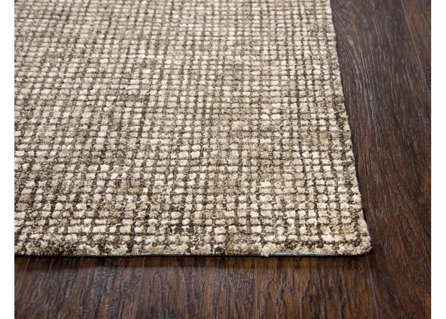 Talbot Brown Tweed Wool 8' x 11'  Rug