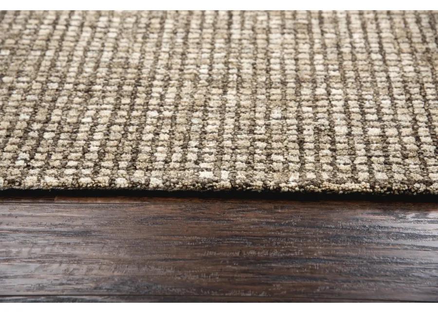 Talbot Brown Tweed Wool 8' x 11'  Rug