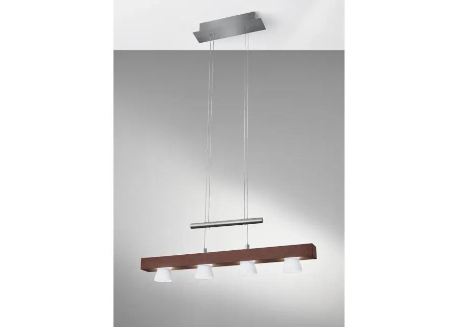 Burlington LED 4 Light Adjustable Pendant