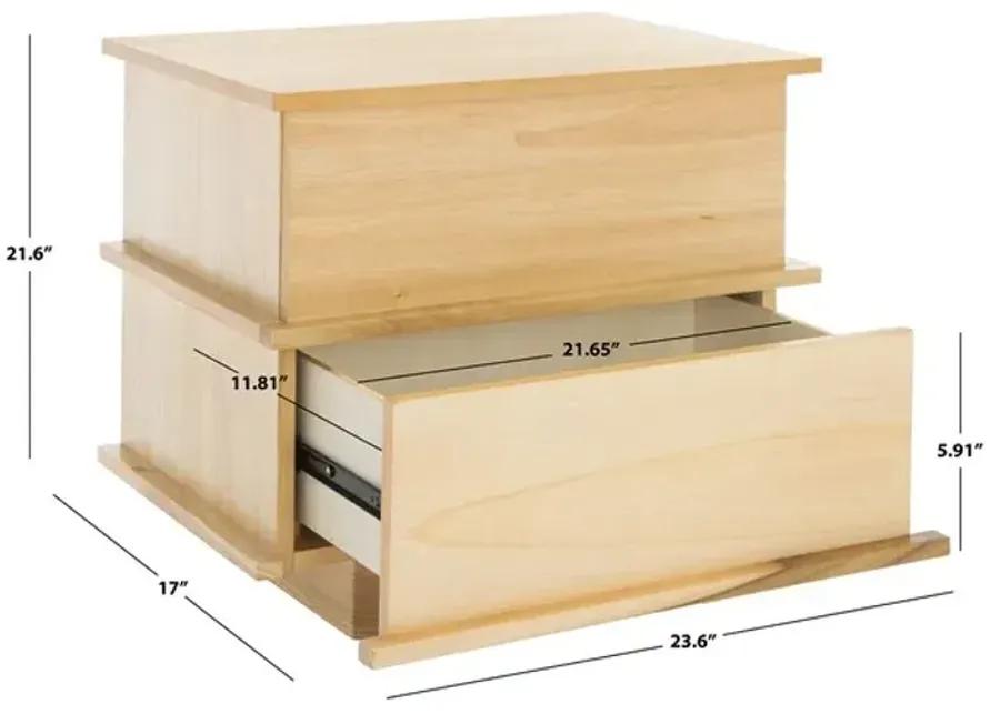 RODNEY 2 DRAWER NIGHTSTAND