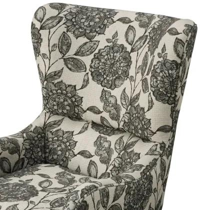 Madison Park Arianna Multi Swoop Wing Chair