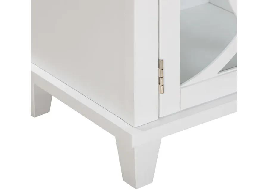 Presby White 60" Console