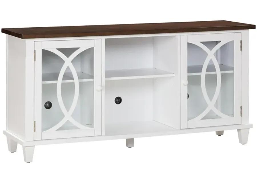 Presby White 60" Console