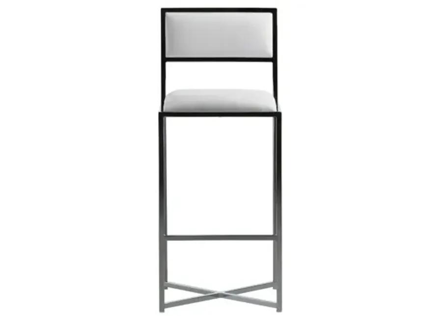 Amalfi X-Base Bar Stool in White