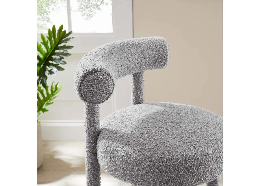 Toulouse Boucle Fabric Barstool