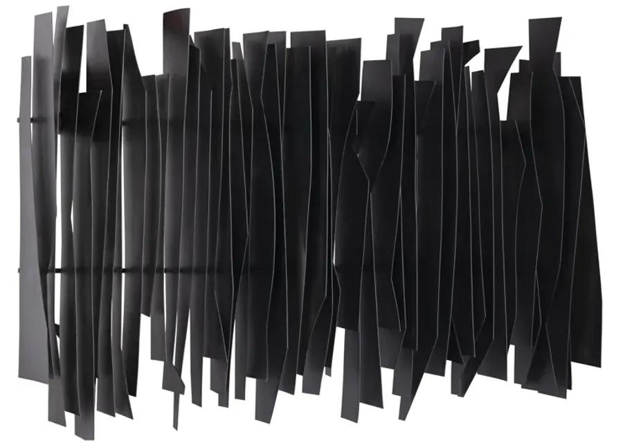 Ridge Dimensional Wall Art - Black