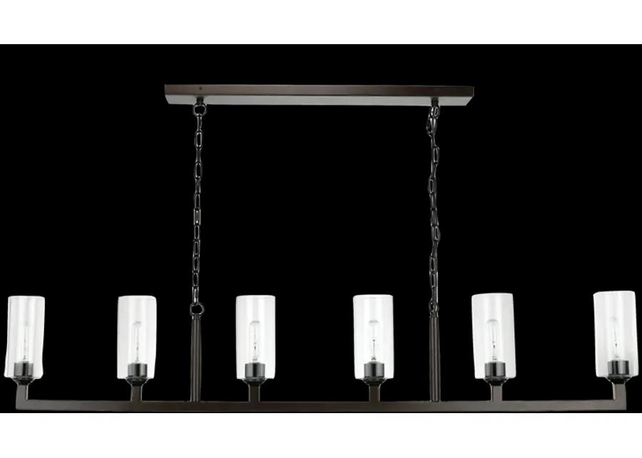 Linear 6-Light Chandelier