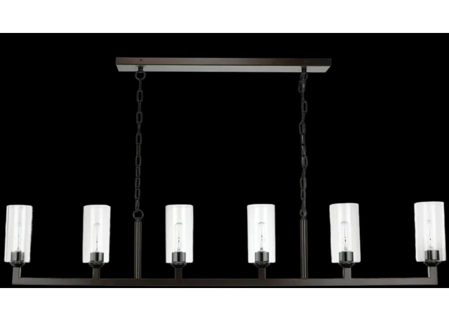 Linear 6-Light Chandelier