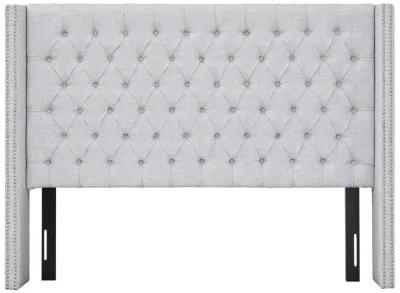 Madison Park Amelia Grey Upholstery Headboard