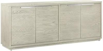 Abbey 4 Door Sideboard Buffet in Gray Oak Wood