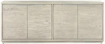 Abbey 4 Door Sideboard Buffet in Gray Oak Wood