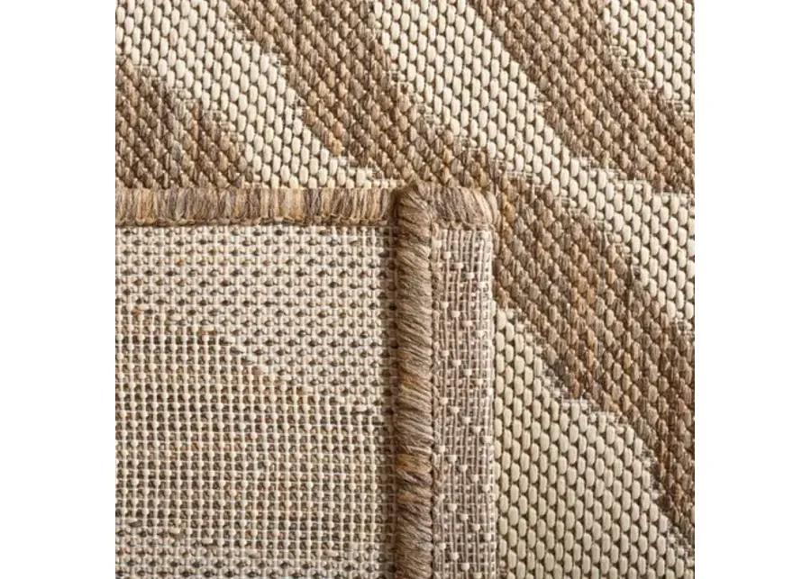 BEACH HOUSE Collection BHS182A-28 Cream / Beige 2'-2" X 8'