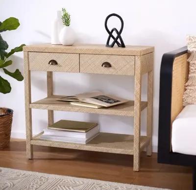 APIS RAFFIA CONSOLE TABLE