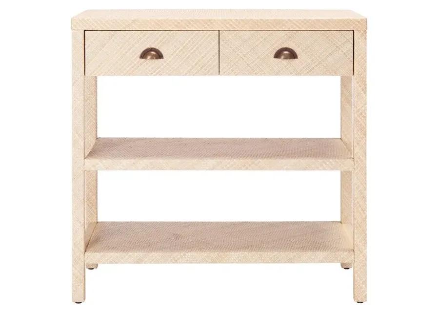 APIS RAFFIA CONSOLE TABLE