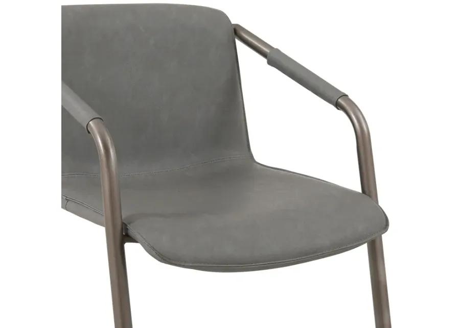 Indy Grey Faux Leather Dining Chair