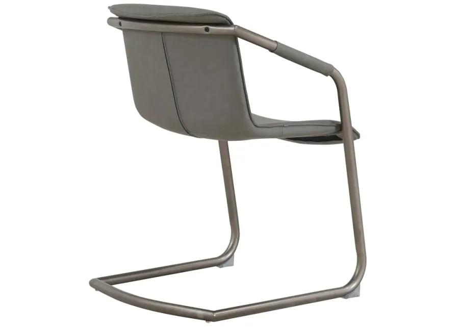 Indy Grey Faux Leather Dining Chair