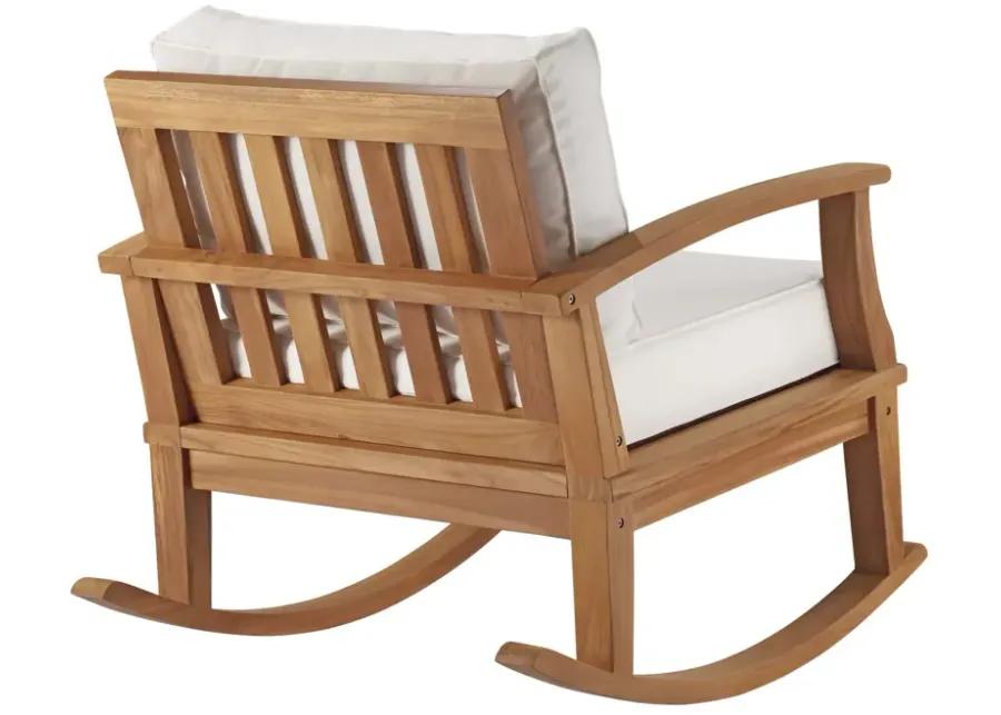 Marina Outdoor Patio Teak Rocking Chair