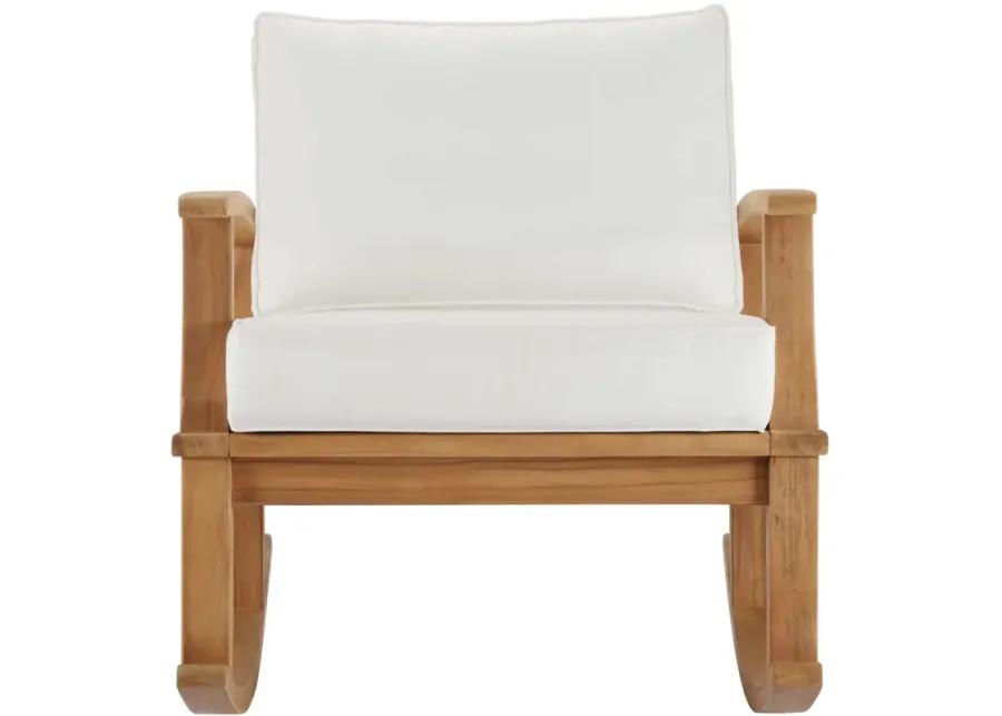 Marina Outdoor Patio Teak Rocking Chair