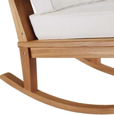 Marina Outdoor Patio Teak Rocking Chair