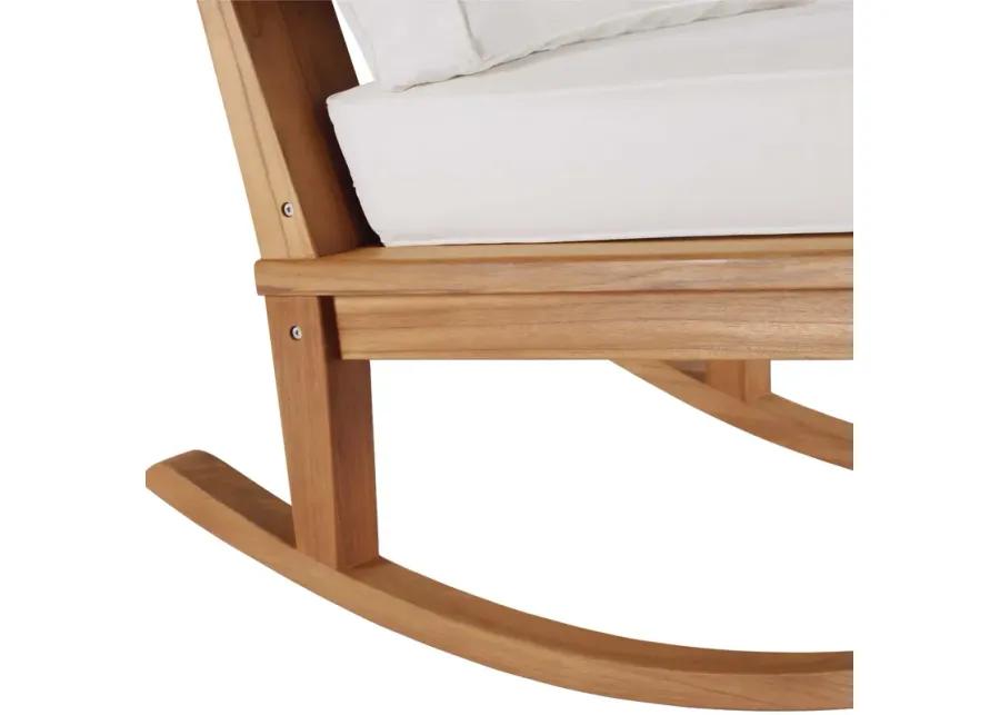 Marina Outdoor Patio Teak Rocking Chair