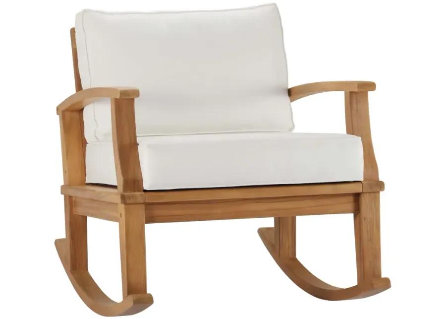 Marina Outdoor Patio Teak Rocking Chair