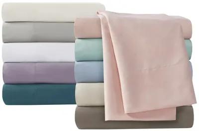 Madison Park 3M Microcell Ivory Luxurious Brushed Microfiber Deep Pocket Sheet Set