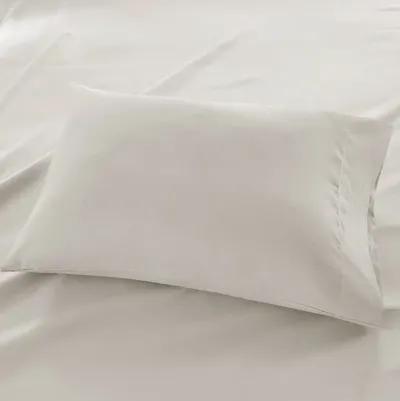 Madison Park 3M Microcell Ivory Luxurious Brushed Microfiber Deep Pocket Sheet Set