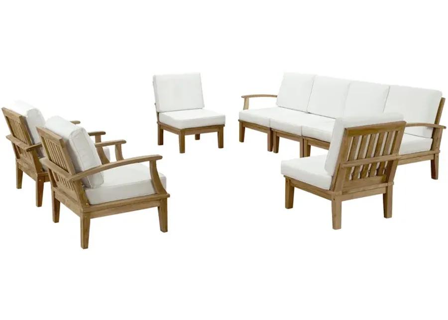 Marina 8 Piece Outdoor Patio Teak Set