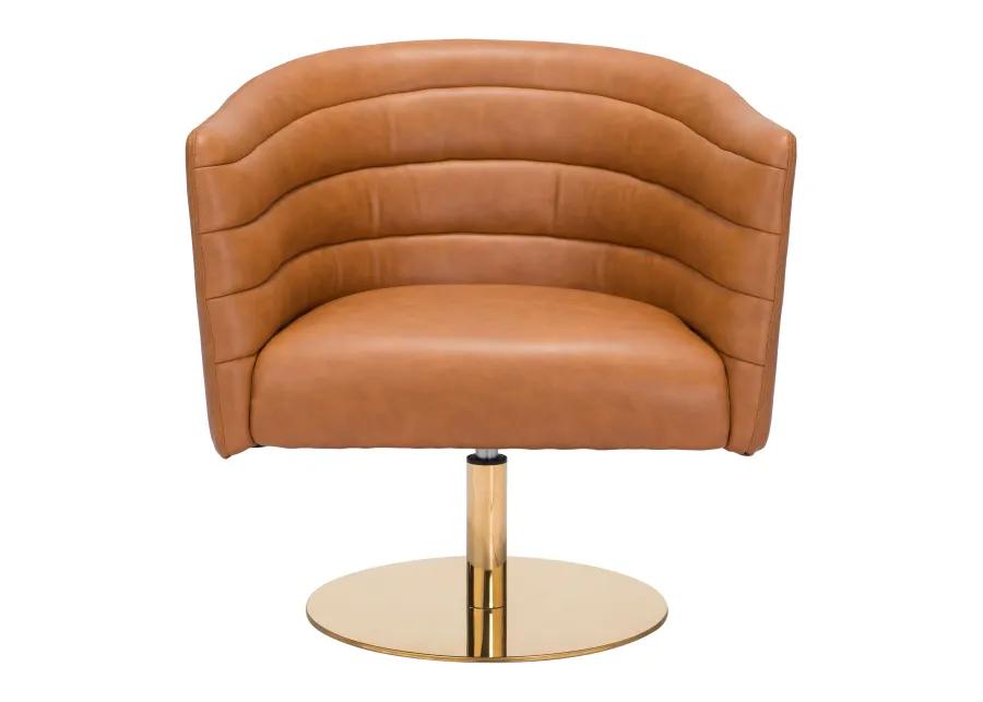 Justin Accent Chair Brown