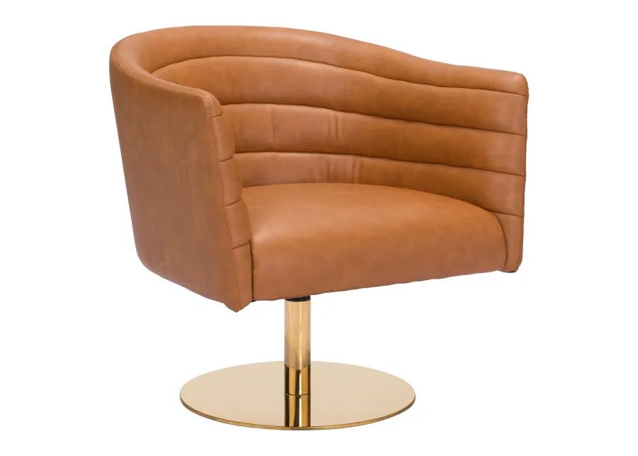 Justin Accent Chair Brown