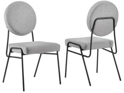 Craft Upholstered Fabric Dining Side Chairs - Set of 2