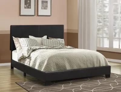 Bourgoin Upholstered Full Bed Black