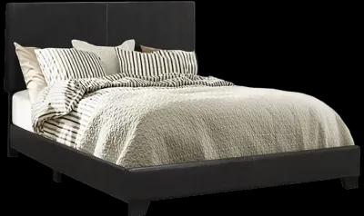 Bourgoin Upholstered Full Bed Black