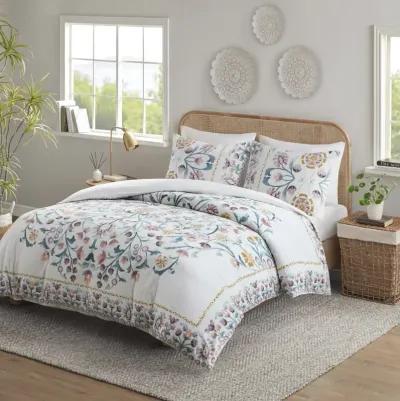 Gemma 3 Piece Floral Duvet Cover Set