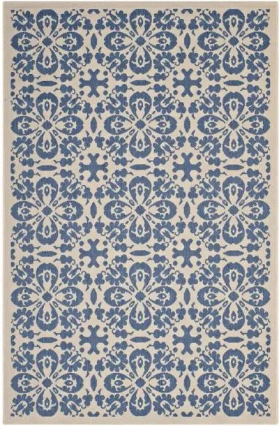 Ariana Vintage Floral Trellis 4x6 Indoor and Outdoor Area Rug