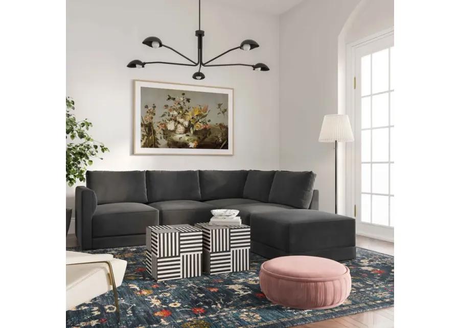 Willow Charcoal Modular RAF Sectional