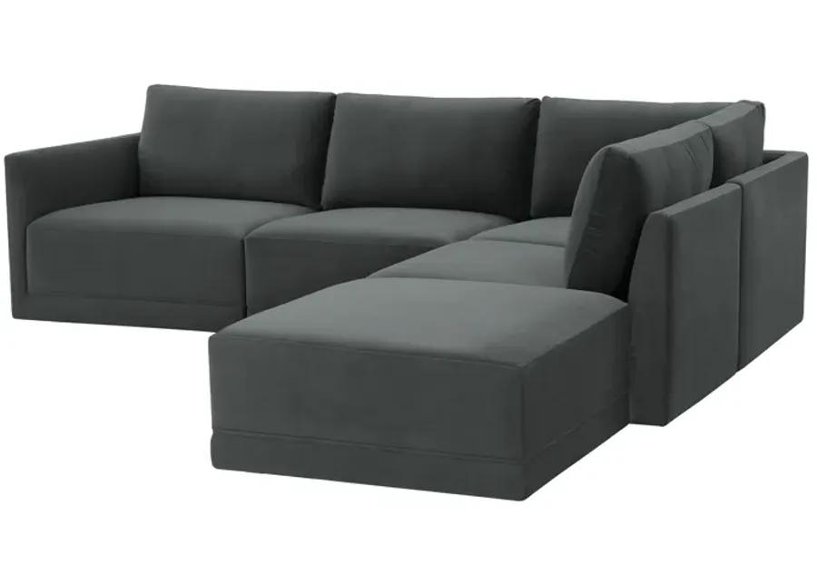 Willow Charcoal Modular RAF Sectional