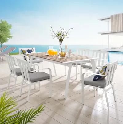 Baxley 7 Piece Outdoor Patio Aluminum Dining Set