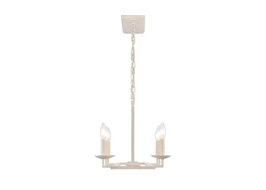 Joanie 34'' Wide 6-Light Linear Chandelier - Antique White