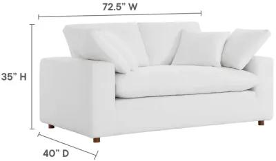 Commix Down Filled Overstuffed Loveseat