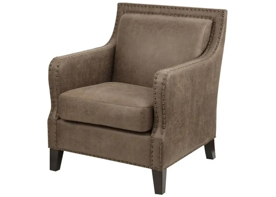 INK+IVY Shasta Brown Accent Chair