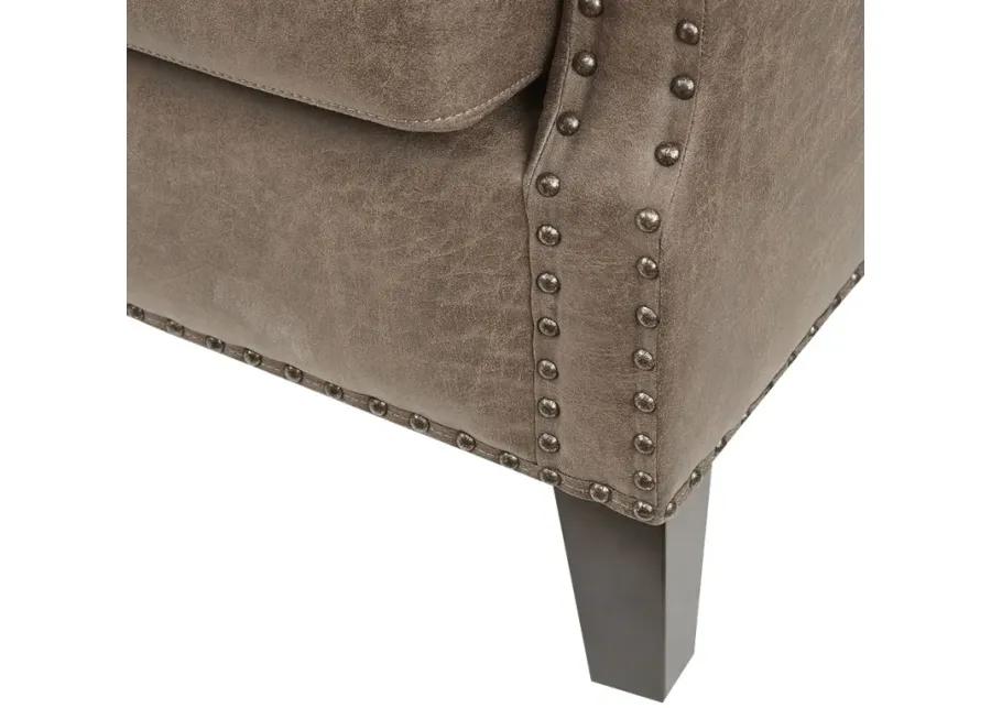 INK+IVY Shasta Brown Accent Chair