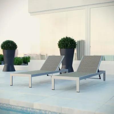 Shore Chaise Outdoor Aluminum - Set of 2