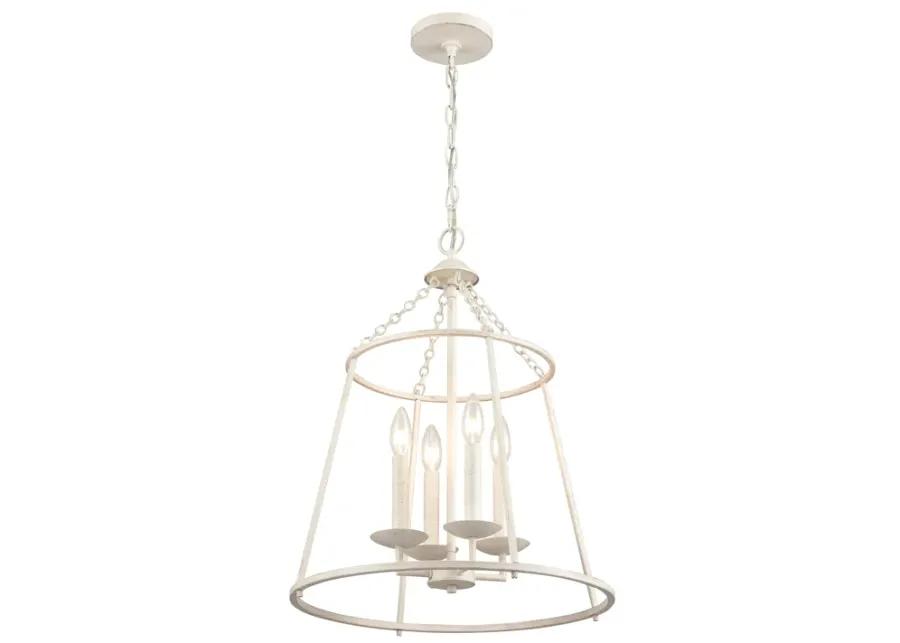 Joanie 17.25'' Wide 4-Light Pendant - Antique White