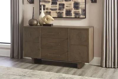 Oakland Three-Drawer Sideboard in Brunette