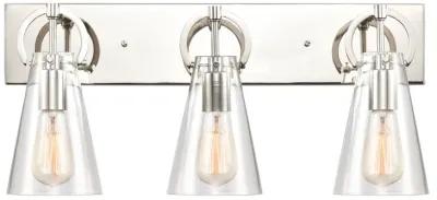 Gabby 23" Wide 3-Light Vanity Light - Polished Nickel