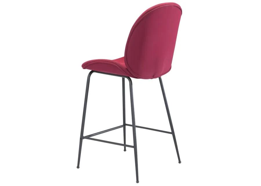 Miles Counter Stool Red